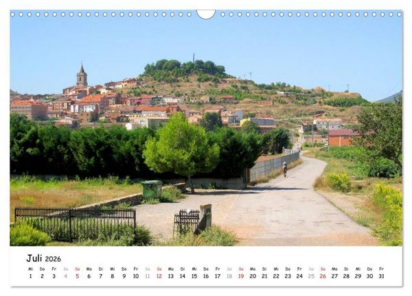 Produktbild: Jakobsweg - Camino Frances (Wandkalender 2026 DIN A3 quer), CALVENDO Monatskalender