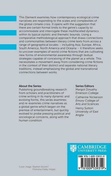 Produktbild: Crime Fiction and Ecology