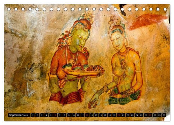 Produktbild: Sri Lanka - Highlights (Tischkalender 2026 DIN A5 quer), CALVENDO Monatskalender