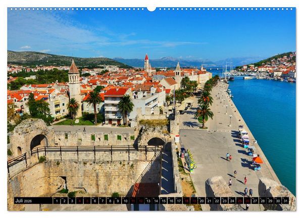 Produktbild: DALMATIEN - KROATISCHE K&Uuml;STE - Split mit Umgebung (Wandkalender 2026 DIN A2 quer), CALVENDO Monatskalender