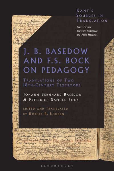 Produktbild: J. B. Basedow and F.S. Bock on Pedagogy