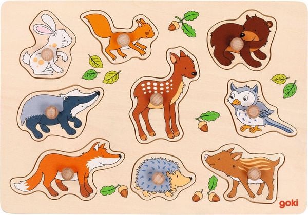 Produktbild: Steckpuzzle Waldtiere