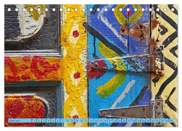 Produktbild: Farbenfrohes aus Marokko (Tischkalender 2027 DIN A5 quer), CALVENDO Monatskalender