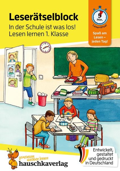 Produktbild: Lesen lernen 1. Klasse f&uuml;r Jungen und M&auml;dchen - In der Schule ist was los!