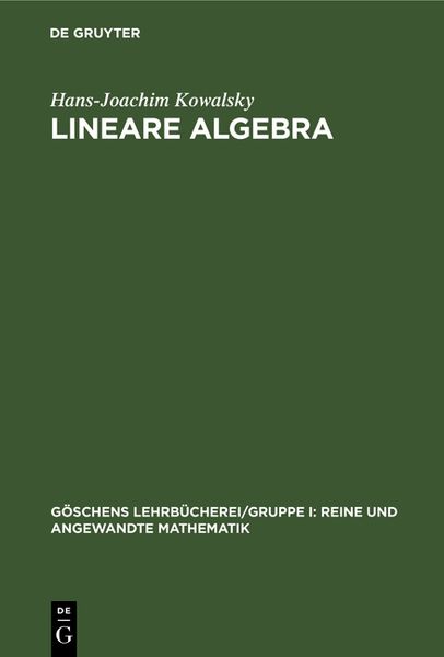 Produktbild: Lineare Algebra