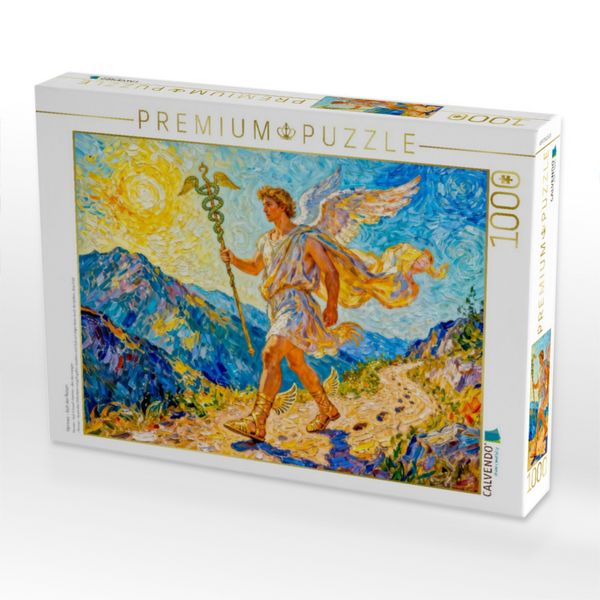 Produktbild: CALVENDO Puzzle Hermes - Gott der Reisen | 1000 Teile Lege-Gr&ouml;&szlig;e 64x48cm Foto-Puzzle f&uuml;r gl&uuml;ckliche Stunden