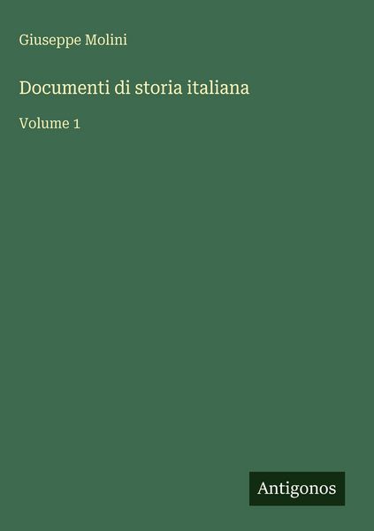 Produktbild: Documenti di storia italiana