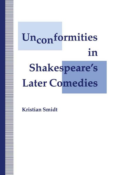 Produktbild: Unconformities in Shakespeare's Later Comedies