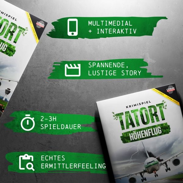 Produktbild: CRIMECASES Krimispiel: Tatort H&ouml;henflug