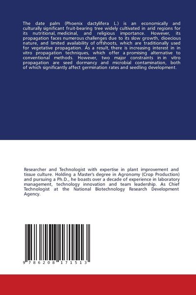 Produktbild: Sterilization Protocol for In-vitro Propagation of Date Palm