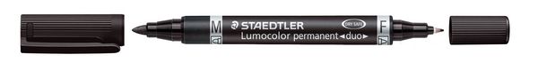 Produktbild: STADTLER Zweispitzmarker Lumocolor perm schw