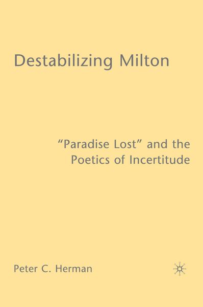 Produktbild: Destabilizing Milton
