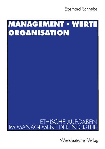 Produktbild: Management &middot; Werte Organisation