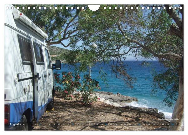 Produktbild: Vanlife - Leben, fahren, frei sein mit dem Wohnmobil (Wandkalender 2026 DIN A4 quer), CALVENDO Monatskalender