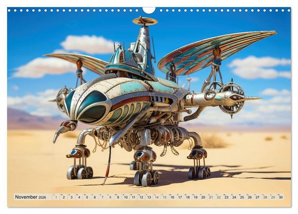 Produktbild: Luftschiff-Fantasie (Wandkalender 2026 DIN A3 quer), CALVENDO Monatskalender