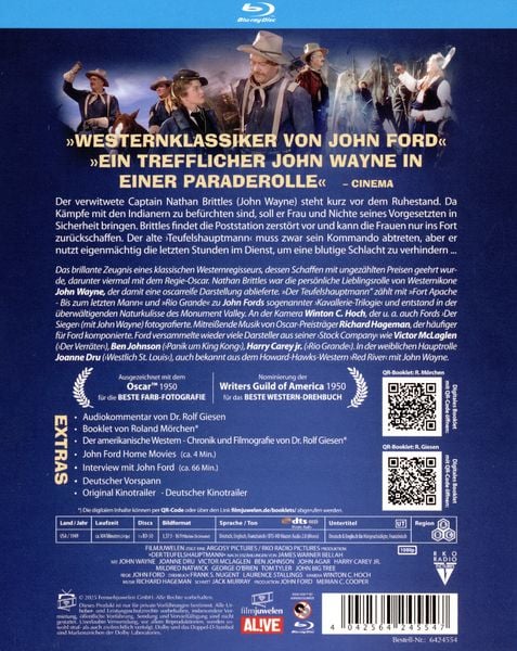 Produktbild: Der Teufelshauptmann (She Wore a Yellow Ribbon) (Filmjuwelen)
