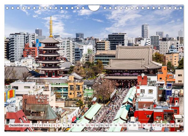 Produktbild: Tokio - Das Herz Japans (Wandkalender 2026 DIN A4 quer), CALVENDO Monatskalender