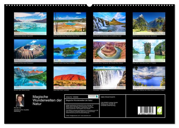 Produktbild: Magische Wunderwelten der Natur (hochwertiger Premium Wandkalender 2026 DIN A2 quer), Kunstdruck in Hochglanz