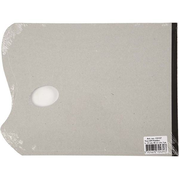 Produktbild: Creativ Company Abrei&szlig;-Palette, L 31 cm, B 23 cm, Wei&szlig;, 1 Stk