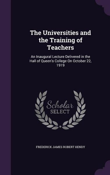 Produktbild: The Universities and the Training of Teachers