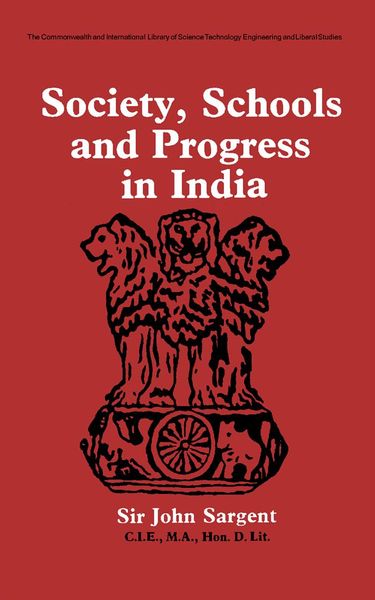 Produktbild: Society, Schools and Progress in India