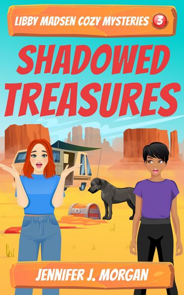 Produktbild: Shadowed Treasures (Libby Madsen Cozy Mysteries, #3)