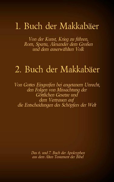 Produktbild: 1. und 2. Makkab&auml;er