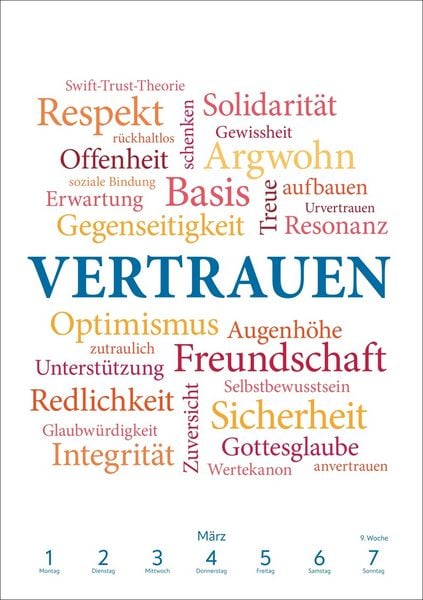 Produktbild: Was uns bewegt Wochen-Kulturkalender 2027 - Mit Worten auf Gedankenreise