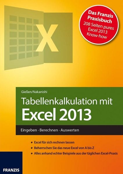Produktbild: Tabellenkalkulation mit Excel 2013