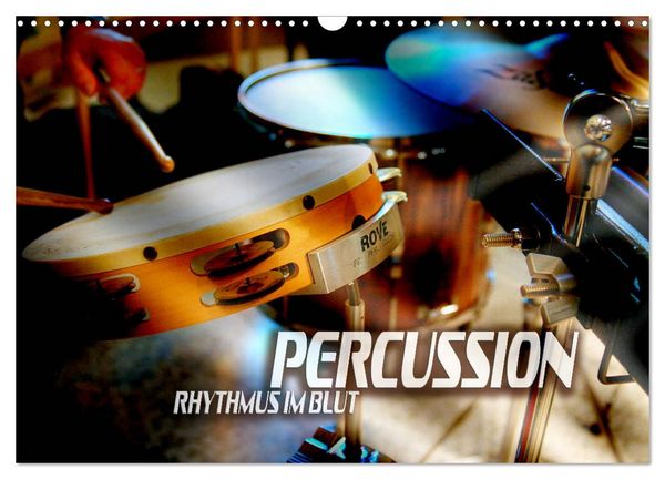 Produktbild: Percussion - Rhythmus im Blut (Wandkalender 2026 DIN A3 quer), CALVENDO Monatskalender