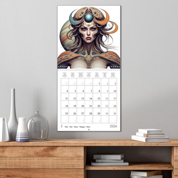 Produktbild: Cosmic sorceresses (Wall Calendar 2026 12 &times; 12 Inch) CALVENDO 12 Month Wall Calendar