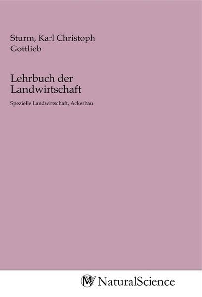 Produktbild: Lehrbuch der Landwirtschaft