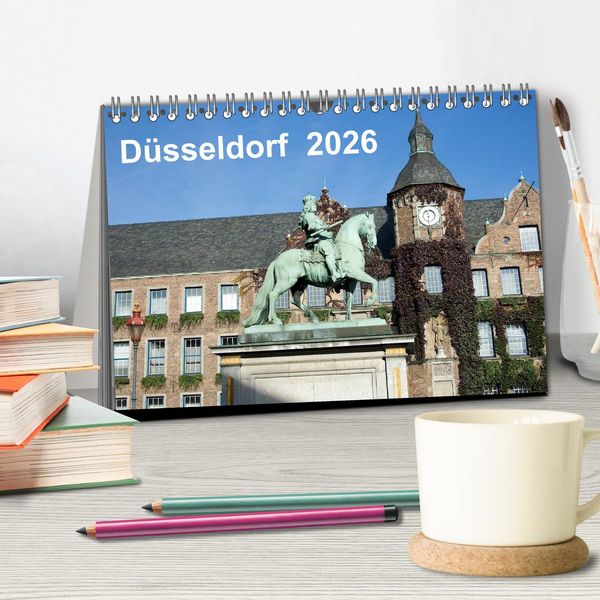 Produktbild: D&uuml;sseldorf 2026 (Tischkalender 2026 DIN A5 quer), CALVENDO Monatskalender