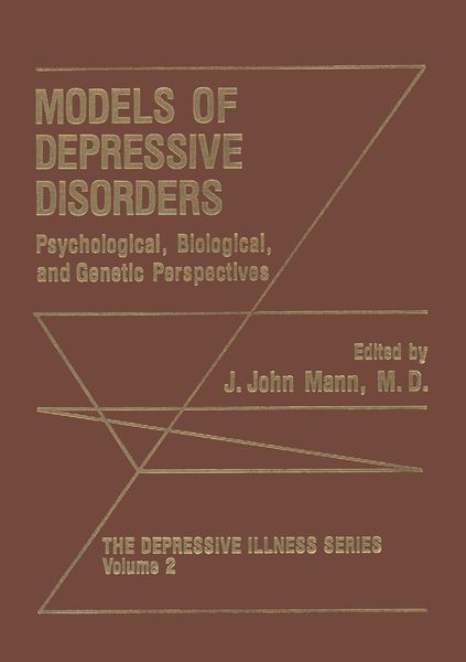 Produktbild: Models of Depressive Disorders