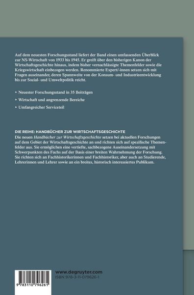 Produktbild: Handbuch Wirtschaft im Nationalsozialismus