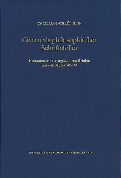 Produktbild: Cicero als philosophischer Schriftsteller