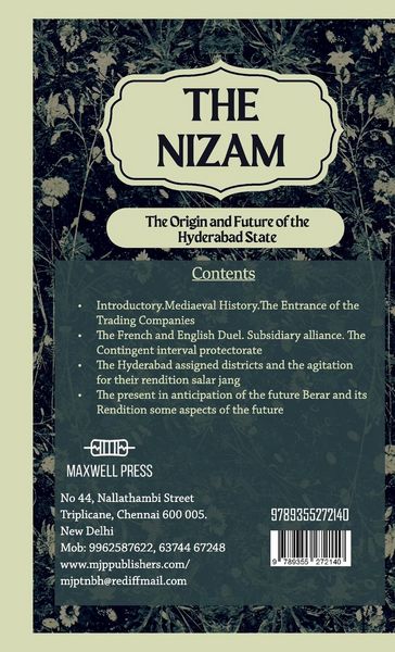 Produktbild: The Nizam The Origin and Future of the Hyderabad State