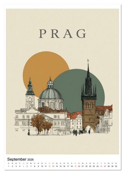 Produktbild: Stadtblicke - zeitlose Momente (hochwertiger Premium Wandkalender 2026 DIN A2 hoch), Kunstdruck in Hochglanz