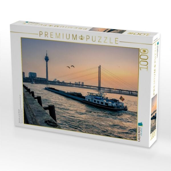 Produktbild: CALVENDO Puzzle Rheinufer vor der Altstadt | 1000 Teile Lege-Gr&ouml;&szlig;e 64x48cm Foto-Puzzle f&uuml;r gl&uuml;ckliche Stunden