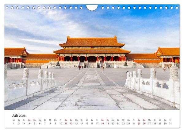 Produktbild: Peking - Die faszinierende Hauptstadt Chinas. (Wandkalender 2026 DIN A4 quer), CALVENDO Monatskalender