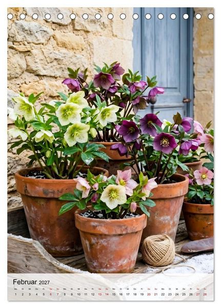 Produktbild: Provence Ein Garten im Wandel der Zeit (Tischkalender 2027 DIN A5 hoch), CALVENDO Monatskalender