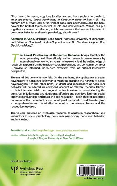 Produktbild: Social Psychology of Consumer Behavior