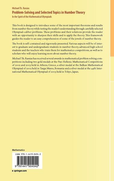 Produktbild: Problem-Solving and Selected Topics in Number Theory