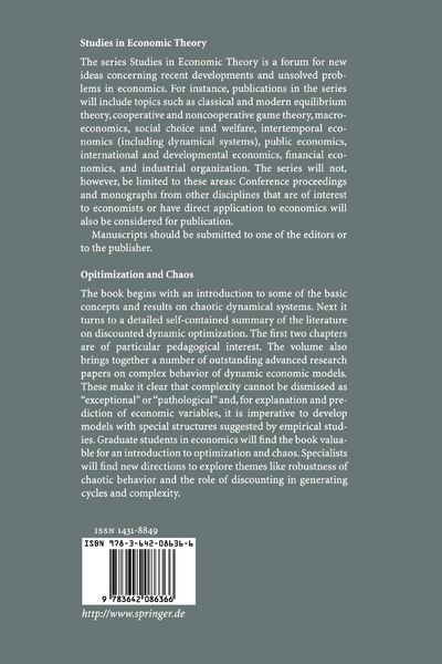 Produktbild: Optimization and Chaos