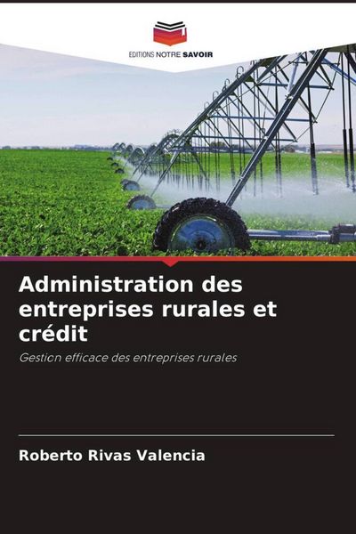 Produktbild: Administration des entreprises rurales et cr&eacute;dit
