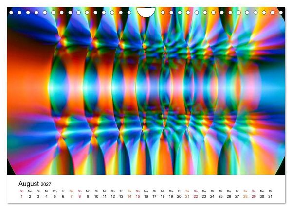 Produktbild: Spektrale Formwelten (Wandkalender 2027 DIN A4 quer), CALVENDO Monatskalender