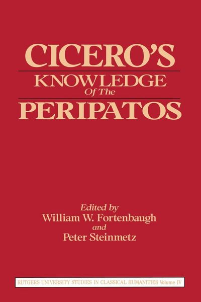 Produktbild: Cicero's Knowledge of the Peripatos