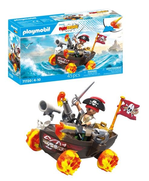 Produktbild: PLAYMOBIL 71720 Rasendes Piratenboot