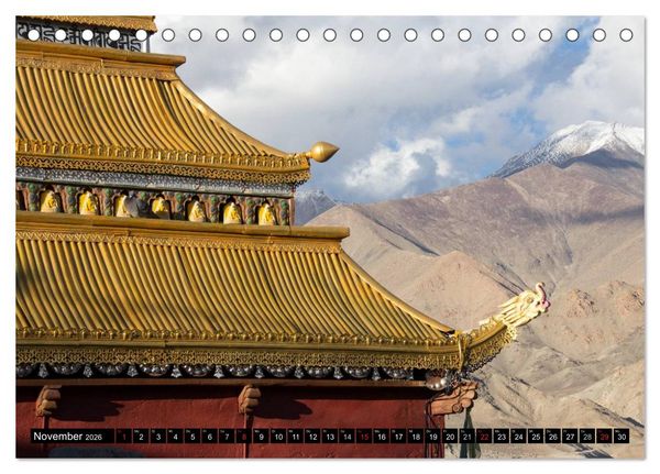 Produktbild: Buddhistisches Klein-Tibet (Tischkalender 2026 DIN A5 quer), CALVENDO Monatskalender