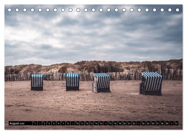 Produktbild: Mein Jahr auf Norderney (Tischkalender 2026 DIN A5 quer), CALVENDO Monatskalender